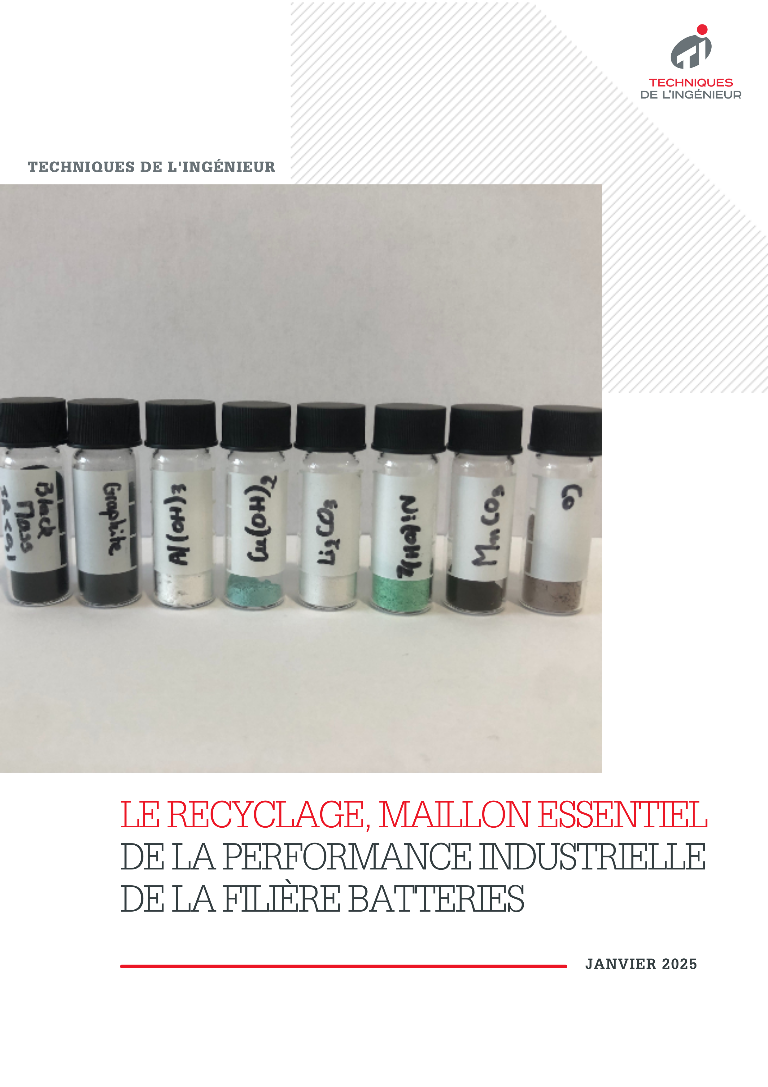 Le recyclage, maillon essentiel de la performance industrielle de la filière batteries