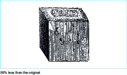 Macrographic drawing of an iron bar fracture (from [8])