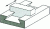 Figure 76 - Example of a prismatic connection: dovetail guideway