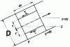 Figure 4 - Equilibrium
of a cylindrical volume of liquid between two cross-sections