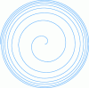 Figure 1 - The asymptotic unit-circle spiral (from Wikipedia)