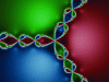 Figure 17 - Newton fractal z3 – 1 and the 3 basins of attraction of the polynomial roots (in color) (Wikipedia)