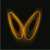 Figure 19 - The Lorenz butterfly-wing attractor (Wikipedia)