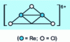 Figure 6 - Structure of (Re3Cl3)6+ in ReCl3