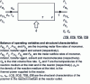 Figure 6 - Isothermal continuous reactor (volume V)