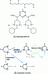 Figure 11 - Flamestab NOR 116 chemical structure and mechanism of action (inspired by [26])