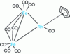 Figure 17 - Representation of the molecule [Fe2Rh (CO)9(C5H5)]