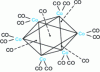 Figure 9 - Representation of the closo molecule [Co6 (CO)16] with 86 valence electrons.