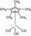 Figure 31 - Representation of the molecule [Re (CO)3 {C5 (CH3)5}]