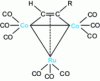 Figure 50 - Representation of the molecule [Co2Ru (CO)9 (HCCR)]