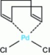 Figure 53 - Representation of the molecule [PdCl2 (C8H12)]