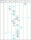 Figure 13 - Example of a flow chart and table of billing process activities