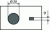 Figure 33 - Control gauge with reference to max. material