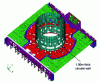 Figure 36 - 3D ANSYS model: invert and circular wall 1 m thick [42].