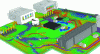 Figure 46 - Multiphysics simulation of a computer circuit board, fluid and thermomechanical analysis (© Ansys)