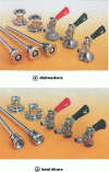 Figure 7 - Built-in plungers and accessories: plunger to be permanently positioned on the barrel, flow head and part for washing the pressure draft system (Credit Micromatic).