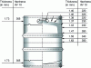 Figure 1 - Sheet metal thickness variation in a beer keg (Credit Portinox)