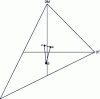 Figure 25 - White-Spruiell triangular diagram of the mean orientation of axes a, b and c, determined from the pole figures in figure 21.