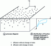 Figure 11 - Solvent absorption by a semi-infinite plate