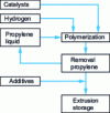 Figure 18 - Principle of bulk polymerization