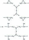 Figure 8 - Obtaining a cross-linked network