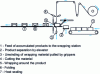 Figure 21 - Diagram of a folding overwrapping machine (Crédit Aucouturier)