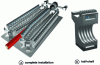 Figure 4 - Corrugation plant, detail of a half-shell (doc. Unicor)