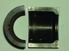 Figure 6 - Photo of restriction ring, front and profile (after [1])