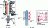 Figure 20 - Schematic cross-section of a preform reheating furnace with infrared lamps