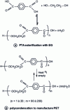 Figure 6 - PET synthesis and polycondensation diagram