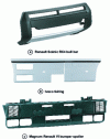 Figure 10 - Vehicle parts made using the RIM process (Hutchinson doc.)