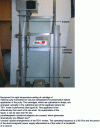 Figure 18 - Equipment for heating reactive resin in unit containers (doc. MES Technologies)