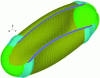 Figure 11 - ADINA finite-element modeling of composite enclosures