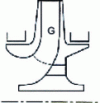 Figure 13 - Diagram of the wheel supported by the trailing sections