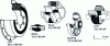 Figure 19 - Examples of industrial couplings, depending on the power to be transmitted: Dynaflex(ste Lord) range