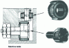 Figure 12 - Cam rollers with mounting example