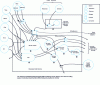 Figure 8 - Flow diagram of the Mississippi Delta, illustrating two development scenarios with diversion (solid lines) and without diversion (dashed lines). [14]