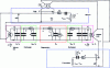 Figure 8 - Complete equivalent electrical diagram of the free-piston machine shown in figure 