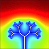 Figure 3 - Development of dendritic architecture (conductive heat transfer) in a conductive medium [6]