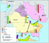 Figure 9 - Energy balance for Middle Eastern countries in 2015 (doc. BP Statistical and DOE/EIA)