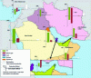 Figure 8 - Middle East energy balance in 2022 (doc. BP Statistical and DOE/EIA)