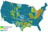 Figure 34 - Map of sedimentary basins in the United States (doc. PacWest Consulting partners)