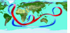 Figure 8 - Global thermohaline circulation (NASA) [12]