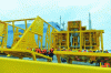 Figure 6 - Statoil Gulfaks. Loading compression modules (© OTC 27159)