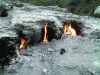 Figure 7 - Thousand-year-old Chimera fires in Olympos National Park, Turkey