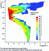 Figure 2 - Map of wave energy resources on the Atlantic coast of mainland France (doc. ANEMOC)