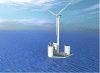 Figure 27 - Semi-submersible barge for transporting and installing a pre-assembled wind turbine on a concrete base (doc. Saipem).