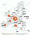 Figure 7 - European photovoltaic market in 2020 in MW (doc. EurObserv ER 2020) [11]