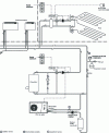 Figure 8 - Installation diagram for a heat pump to back up a boiler