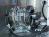 Figure 17 - Pre-industrial two-stage rotary magnetocaloric machine in climatic chamber tests